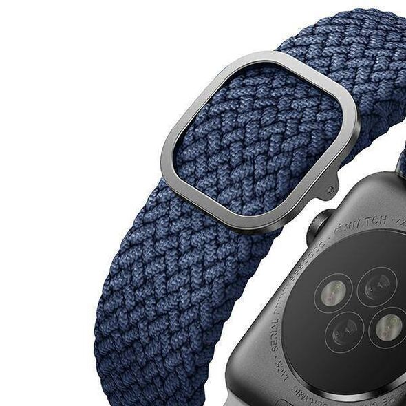 Strap for APPLE WATCH 42 / 44 / 45 MM UNIQ Aspen Braided blue 8886463676424