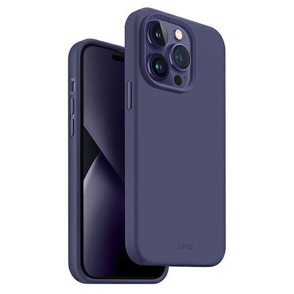 Case IPHONE 14 PRO MAX UNIQ Lino purple 8886463682050