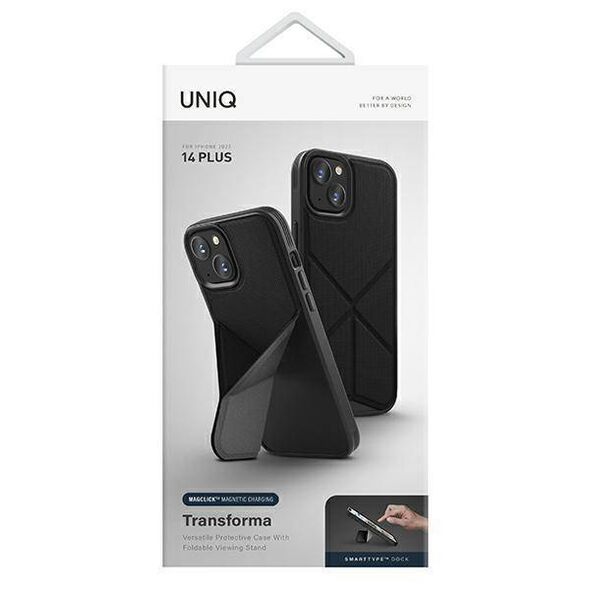 Case IPHONE 14 PLUS UNIQTransforma Magclick Charging black 8886463681718