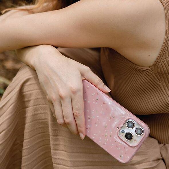 Case IPHONE 14 PLUS UNIQ Coehl Terrazzo pink 8886463682647