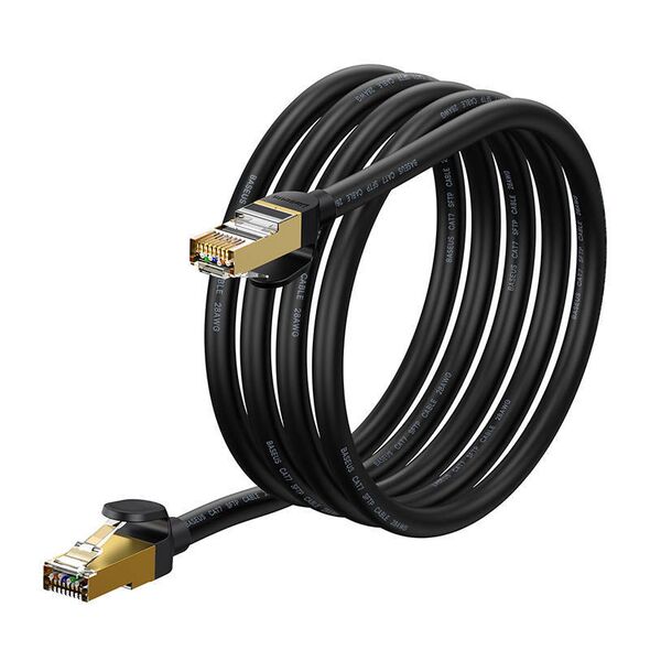 Baseus Ethernet RJ45, 10Gbps, 2m network cable (black) 6932172611378