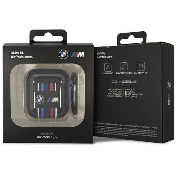 Original Case APPLE AIRPODS BMW Multiple Colored Lines (BMA222SWTK) black 3666339089627