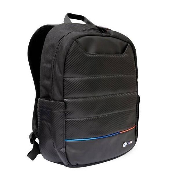 Backpack LAPTOP 16" BMW Carbon&Nylon Tricolor (BMBP15PUCARTCBK) black 3666339046743