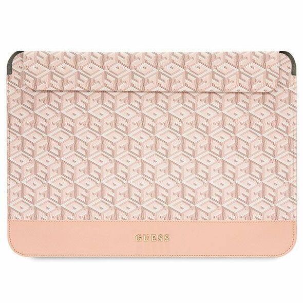 Bag LAPTOP 14" Guess Sleeve GCube Stripes (GUCS14HGCFSEP) pink 3666339112387