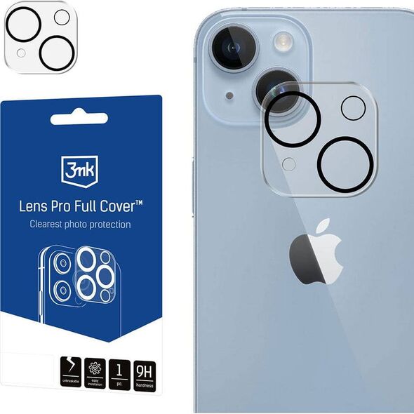 Tempered Glass for Camera IPHONE 14 / 14 PLUS 3MK Lens Protection Pro Full Cover 5903108527866