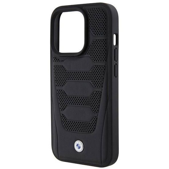 Original Case APPLE IPHONE 15 PRO BMW Leather Seats Pattern MagSafe (BMHCP15L22RPSK) black 3666339142728