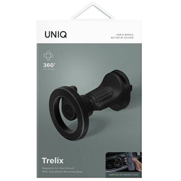 UNIQ magnetic Sam Trelix Car Air Vent Mount black/midnight black 8886463687185