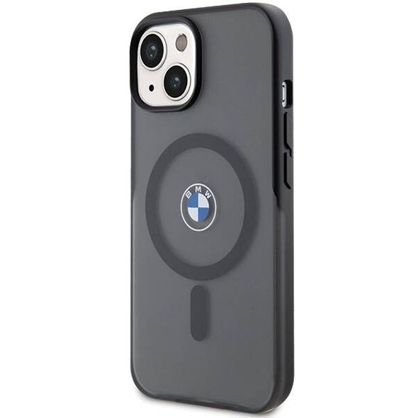 Original Case APPLE IPHONE 15 PLUS BMW Hardcase IML Signature MagSafe (BMHMP15MDSLK) black 3666339144456