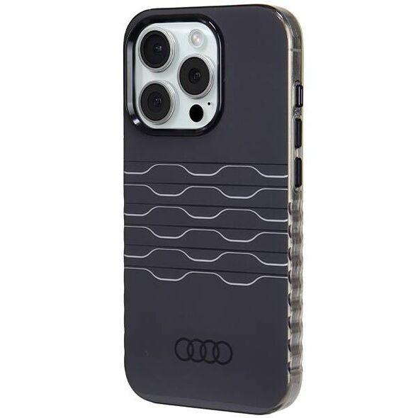 Original Case APPLE IPHONE 15 PRO Audi IML MagSafe (AU-IMLMIP15P-A6/D3-BK) black 6955250227087