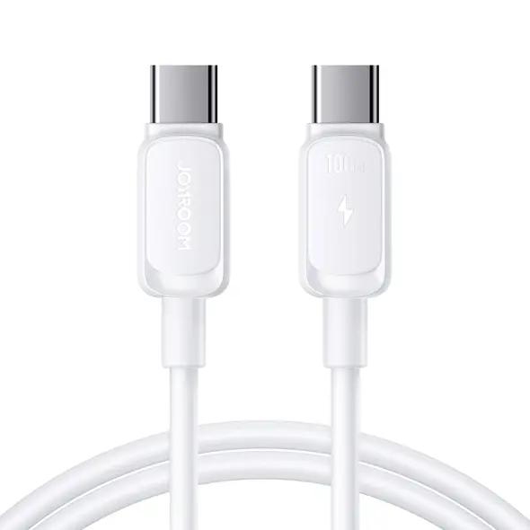 Joyroom Multi-Color Series A14 cable USB-C / USB-C 100W 1.2m white