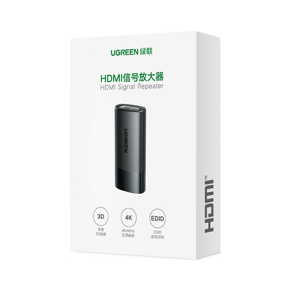 UGREEN CM429 HDMI 4K Adapter, Signal Repeater (black)