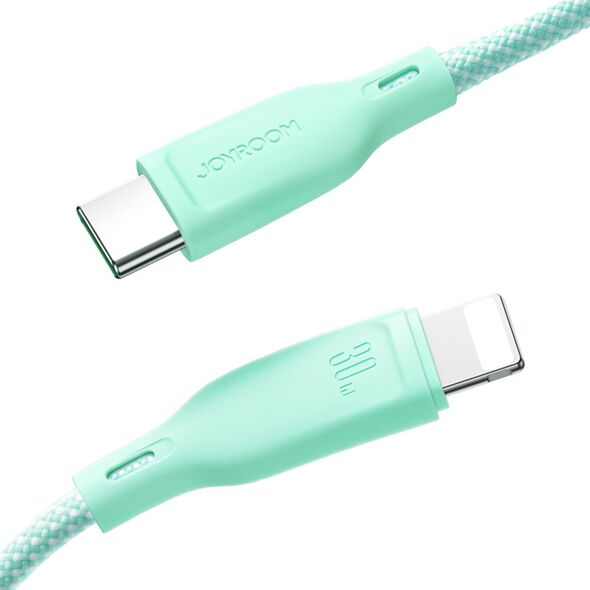 Joyroom Multi-Color Series SA34-CC3 USB-C / USB-C 60W cable 1m pink