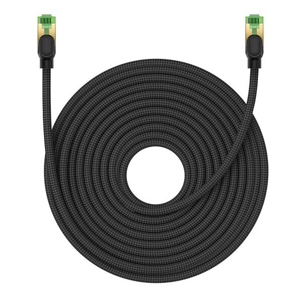 Baseus braided cat 8 Ethernet RJ45 network cable, 40Gbps, 20m (black)