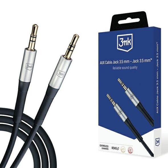 3MK AUX cable jack 3.5mm / jack 3.5mm 1m