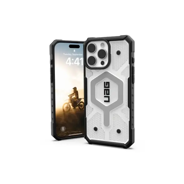 UAG Urban Armor Gear Pathfinder Clear MagSafe Apple iPhone 16 Pro Max MagSafe (ice/black)