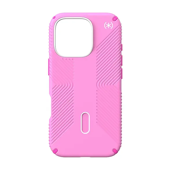 Case Speck Presidio2 Grip ClickLock & MagSafe Apple iPhone 16 Pro (True Pink / Shocking Pink / White)