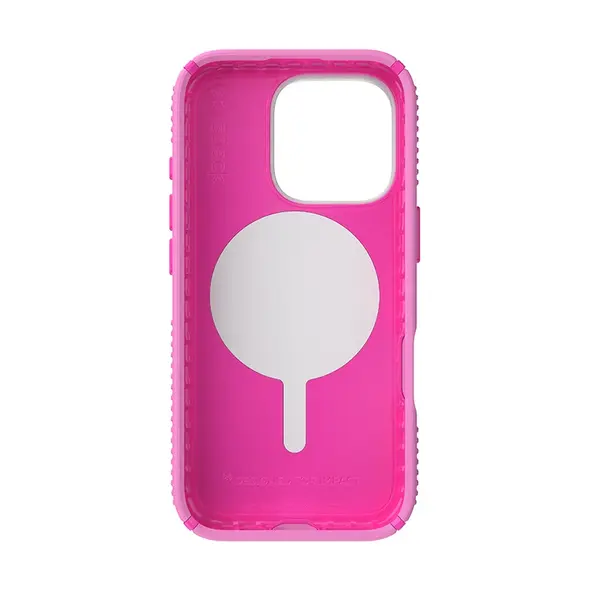 Case Speck Presidio2 Grip ClickLock & MagSafe Apple iPhone 16 Pro (True Pink / Shocking Pink / White)