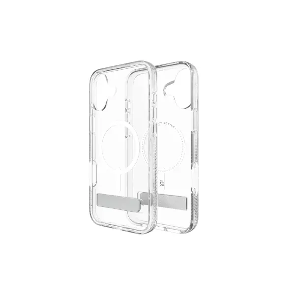 ZAGG Crystal Palace Snap Kickstand Apple iPhone 16 Plus MagSafe (clear)