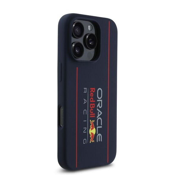 Red Bull Racing Case for iPhone 16 Pro Max - Red Bull Racing Silicone Oversize Vertical Vertical Logo MagSafe (RBHMP16X24SIOLRV) - Navy 3666339369316 έως 12 άτοκες Δόσεις