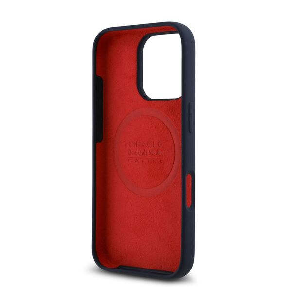 Red Bull Racing Case for iPhone 16 Pro - Red Bull Racing Silicone Oversize Vertical Logo MagSafe (RBHMP16L24SIOLRV) - Navy 3666339369309 έως 12 άτοκες Δόσεις