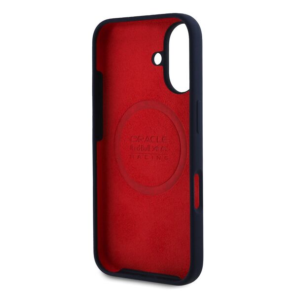 Red Bull Racing Case for iPhone 16 Plus - Red Bull Racing Silicone Red Ring MagSafe (RBHMP16M24SIILVR) - Navy 3666339368753 έως 12 άτοκες Δόσεις