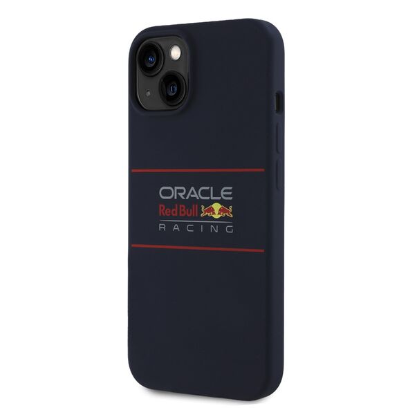 Red Bull Racing Case for iPhone 14 - Red Bull Racing Silicone Horizontal Centered Logo MagSafe (RBHMP14S24SIHSRV) - Navy 3666339369026 έως 12 άτοκες Δόσεις