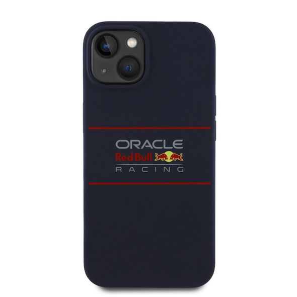 Red Bull Racing Case for iPhone 14 Pro - Red Bull Racing Silicone Horizontal Centered Logo MagSafe (RBHMP14L24SIHSRV) - Navy 3666339369040 έως 12 άτοκες Δόσεις