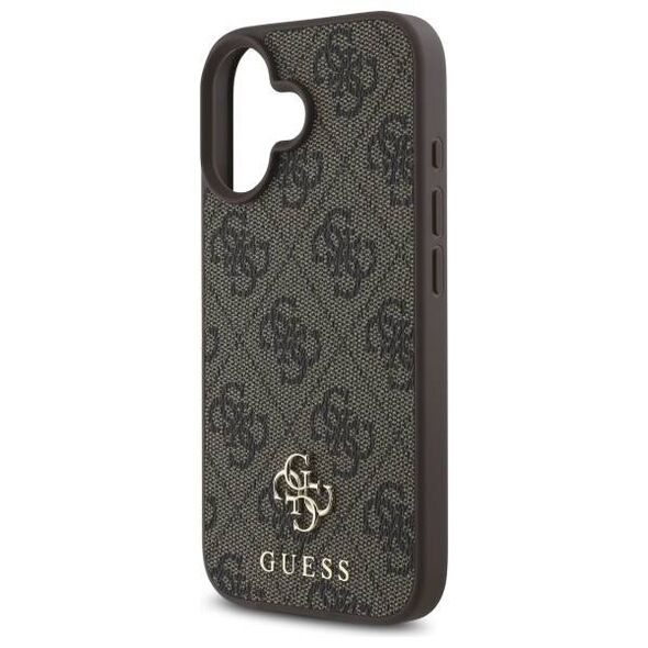 Case IPHONE 16 Guess Hardcase 4G Small Classic MagSafe (GUHMP16SP4SM4MW) brown 3666339349660