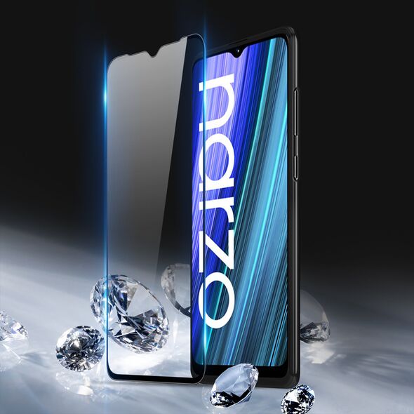 Dux Ducis 9D Tempered Glass Realme Narzo 50A black (case friendly)