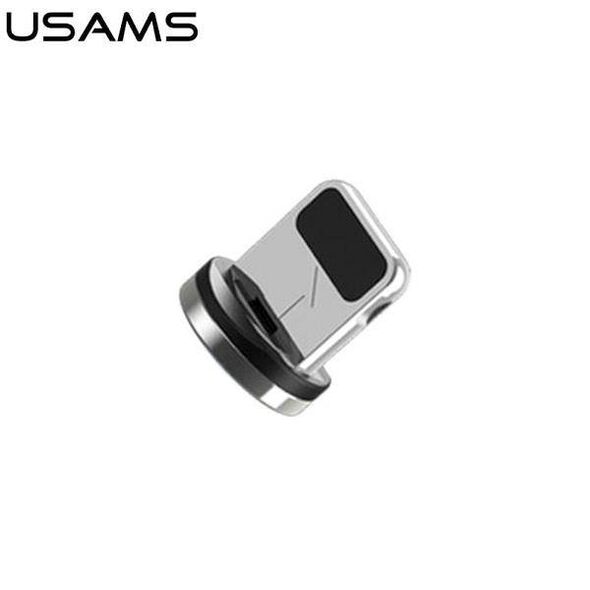 USAMS Magnetic adapter lightning bulk silver/silver SJ157USBTA (US-SJ157) 5907465603911