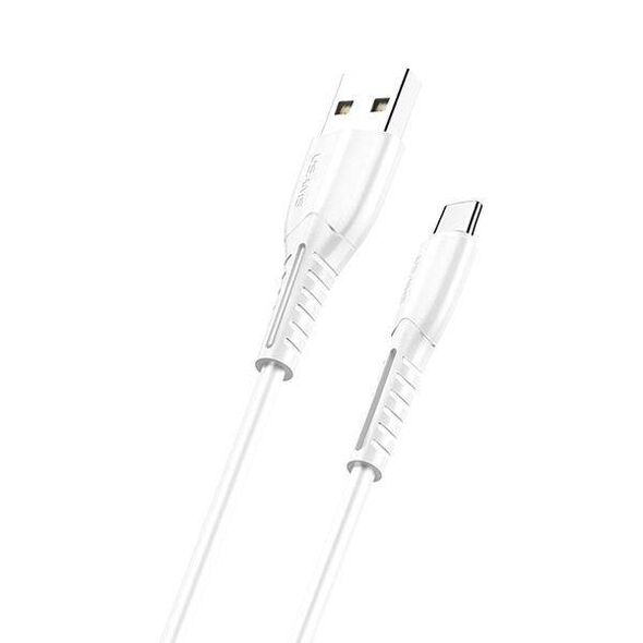 USAMS Cable U35 microUSB 2A Fast Charge 1m white/white SJ365USB02 (US-SJ365) 6958444981116