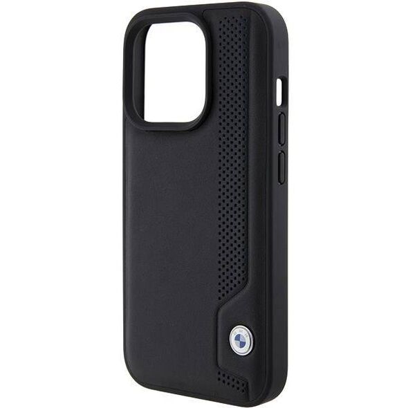 Original Case APPLE IPHONE 15 PRO MAX BMW Hardcase Leather Blue Dots (BMHCP15X22RBDK) black 3666339142339