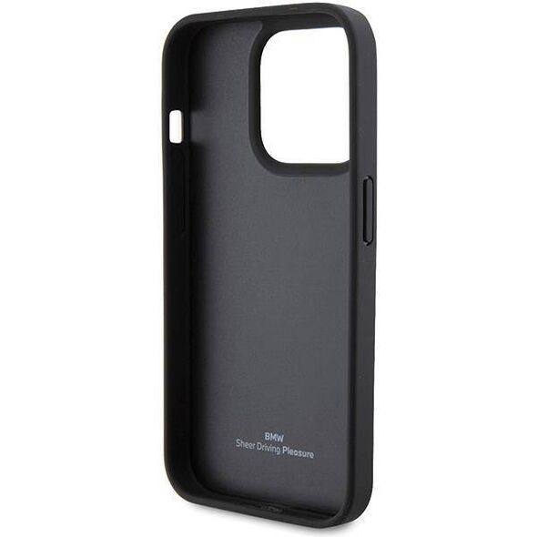 Original Case APPLE IPHONE 15 PRO MAX BMW Leather Quilted (BMHCP15X22RQDK) black 3666339142414