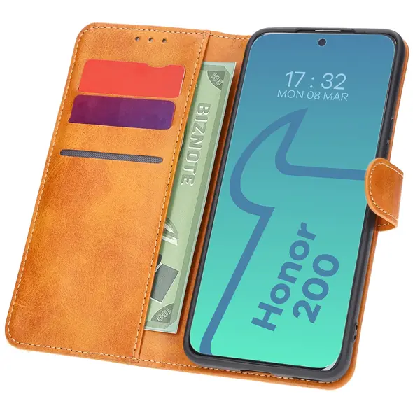 Bizon Case Pocket Honor 200 brown