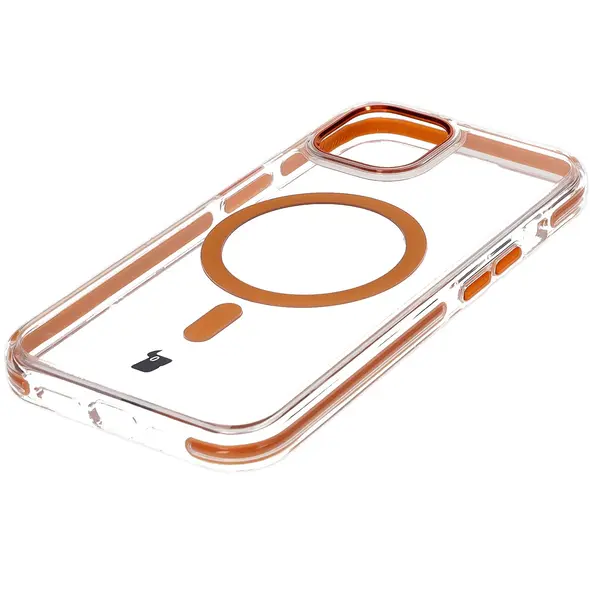 Bizon Case Marco Apple iPhone 11 clear with orange frame