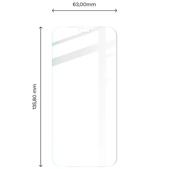 Bizon Glass Clear tempered glass - 3 pcs. + lens glass Apple iPhone Xs