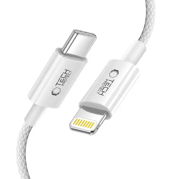 Tech-Protect Ultraboost Lite USB-C / Lightning Cable PD27W/3A 200cm Cool Grey