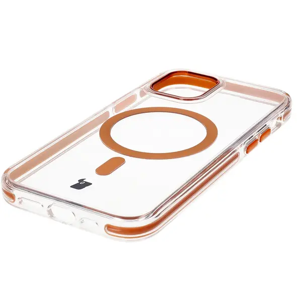 Bizon Case Marco Apple iPhone 12 Pro / 12 clear with orange frame