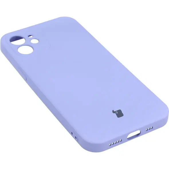 Bizon Case Silicone Apple iPhone 12 purple