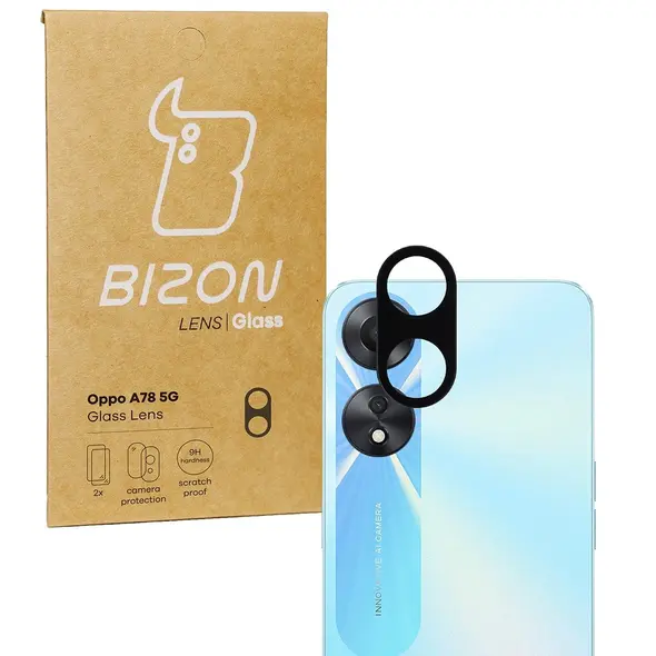 Bizon Glass Lens Oppo A78 [2 PACK]