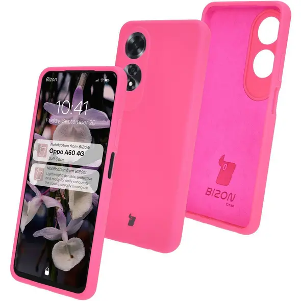 Bizon Soft Case Oppo A60 4G neon pink