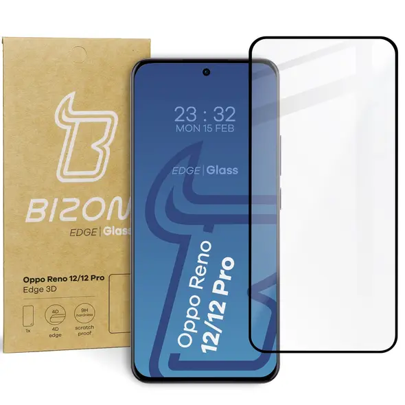 BIZON Glass Edge 3D Oppo Reno 12/12 Pro