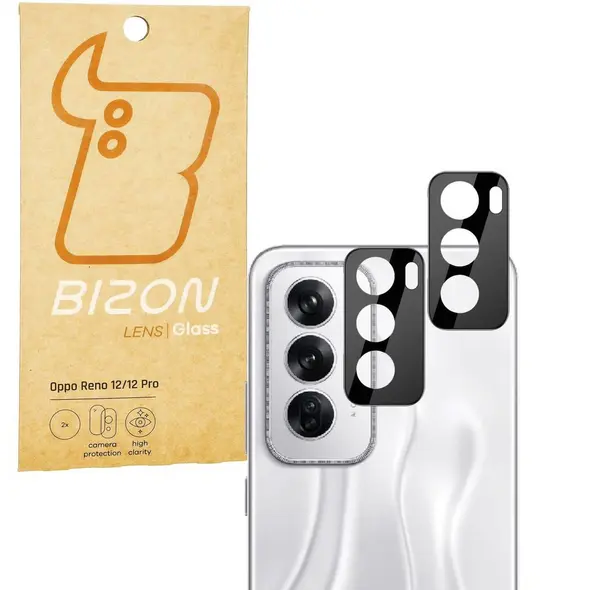 Bizon Glass Lens Oppo Reno 12/12 Pro [2 PACK]