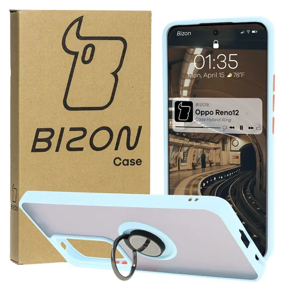 Bizon Case Tur Oppo Reno 12 light blue