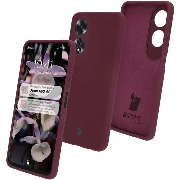 Bizon Soft Case Oppo A60 4G dark purple