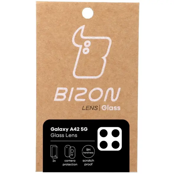 Bizon Glass Lens Samsung Galaxy A42 5G [2 PACK]