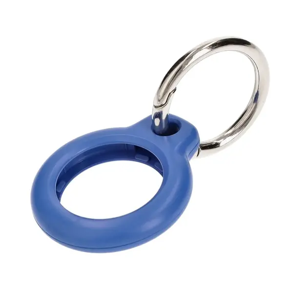 Bizon Case Locator Keychain Apple AirTag blue