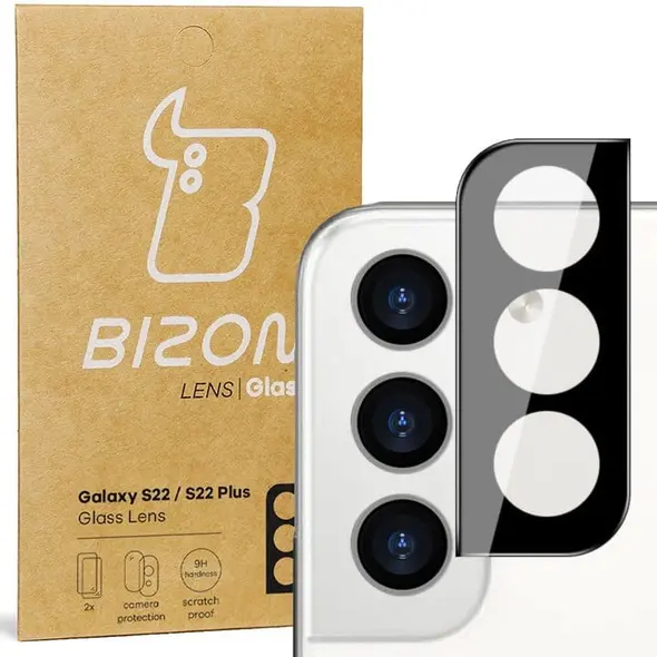 Bizon Glass Lens Samsung Galaxy S22 / S22 Plus [2 PACK]