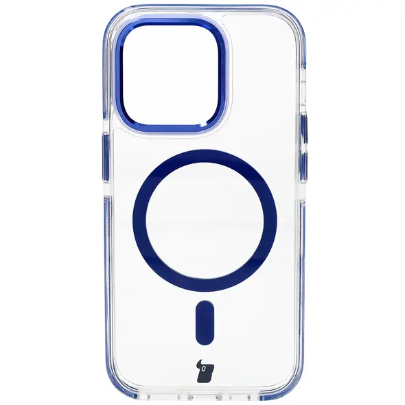 Bizon Case Marco Apple iPhone 14 Pro clear with blue frame