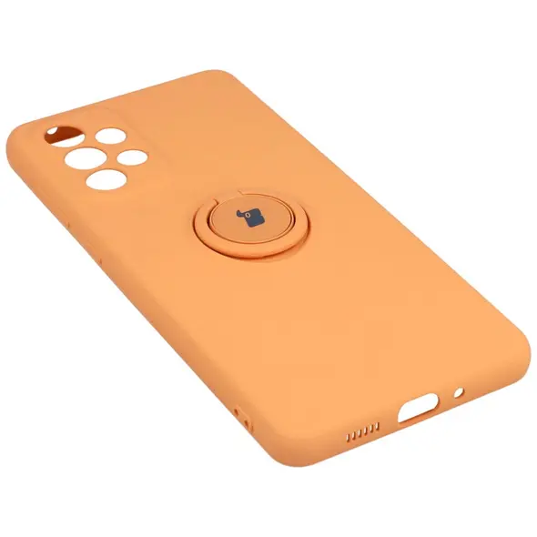 Bizon Case Silicone Ring Samsung Galaxy A73 5G orange